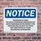 Signmission Trespassing Is A Crime This Area Is A Designated OSHA Notice Sign, Plastic, 14in W x 10in L, 2PK OS-2PACK-NS-P-1014-L-18733 - alternate 5